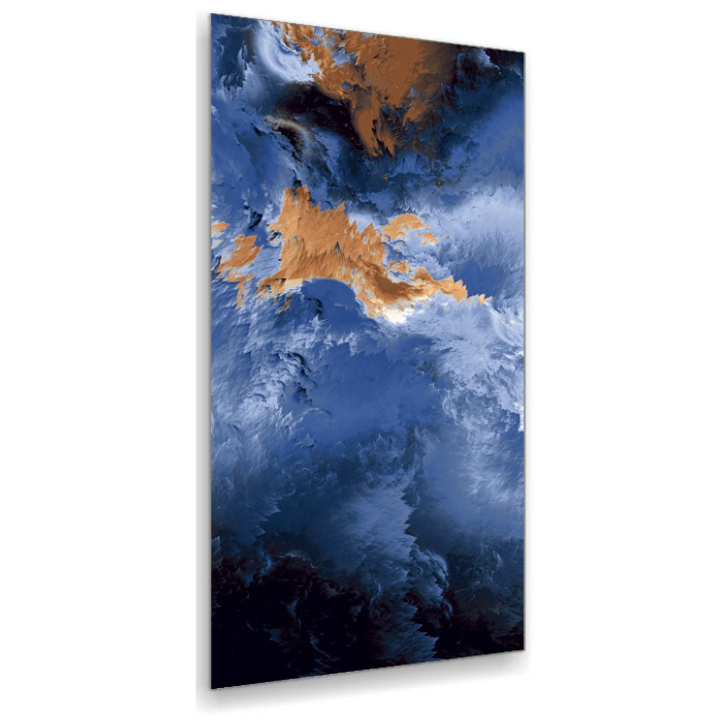 Magnificent Amaze Blue & Copper Tones Porcelain Tile