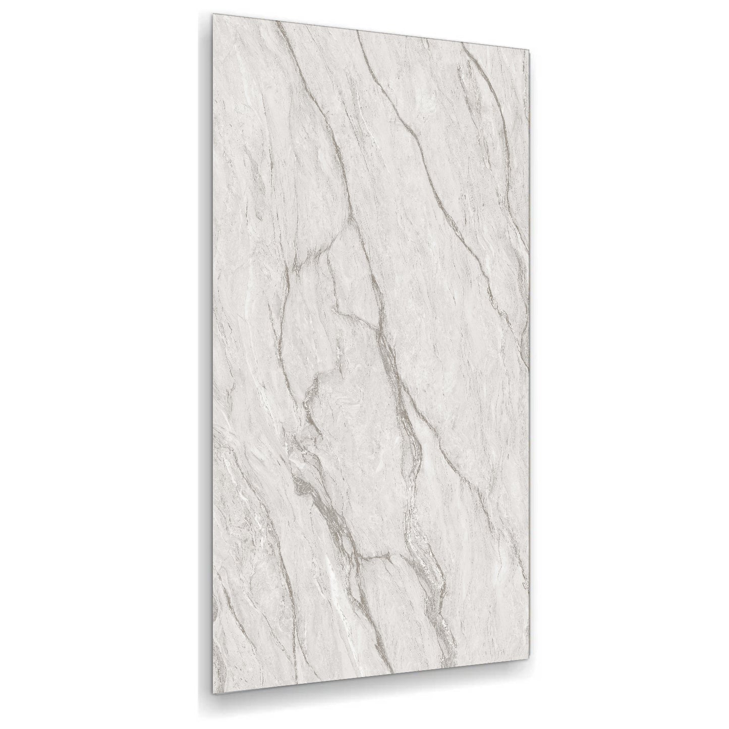 Opulent Rax Bianco White Organic Patterns Fine Porcelain Tile